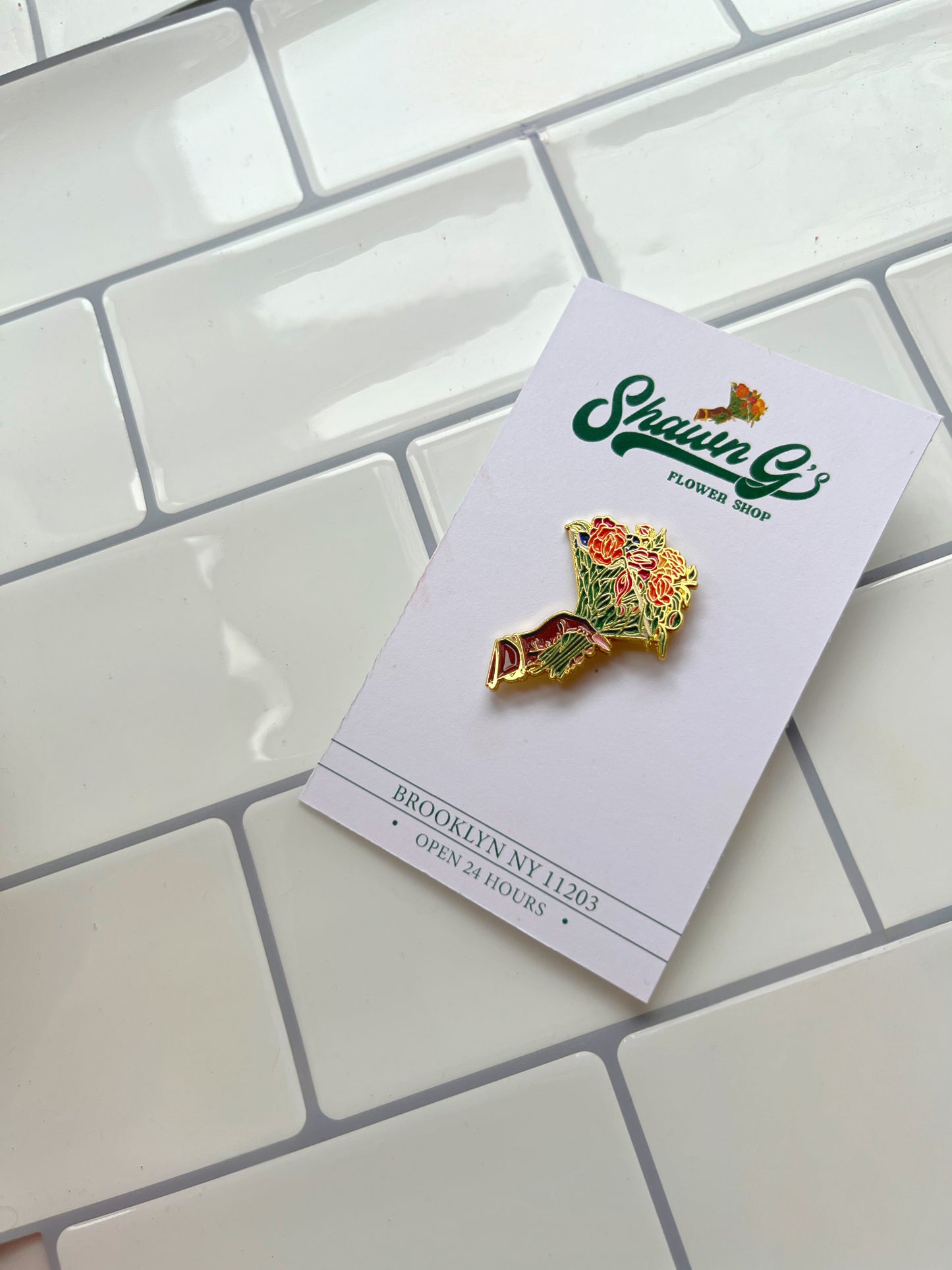 The Flower Shop Pin