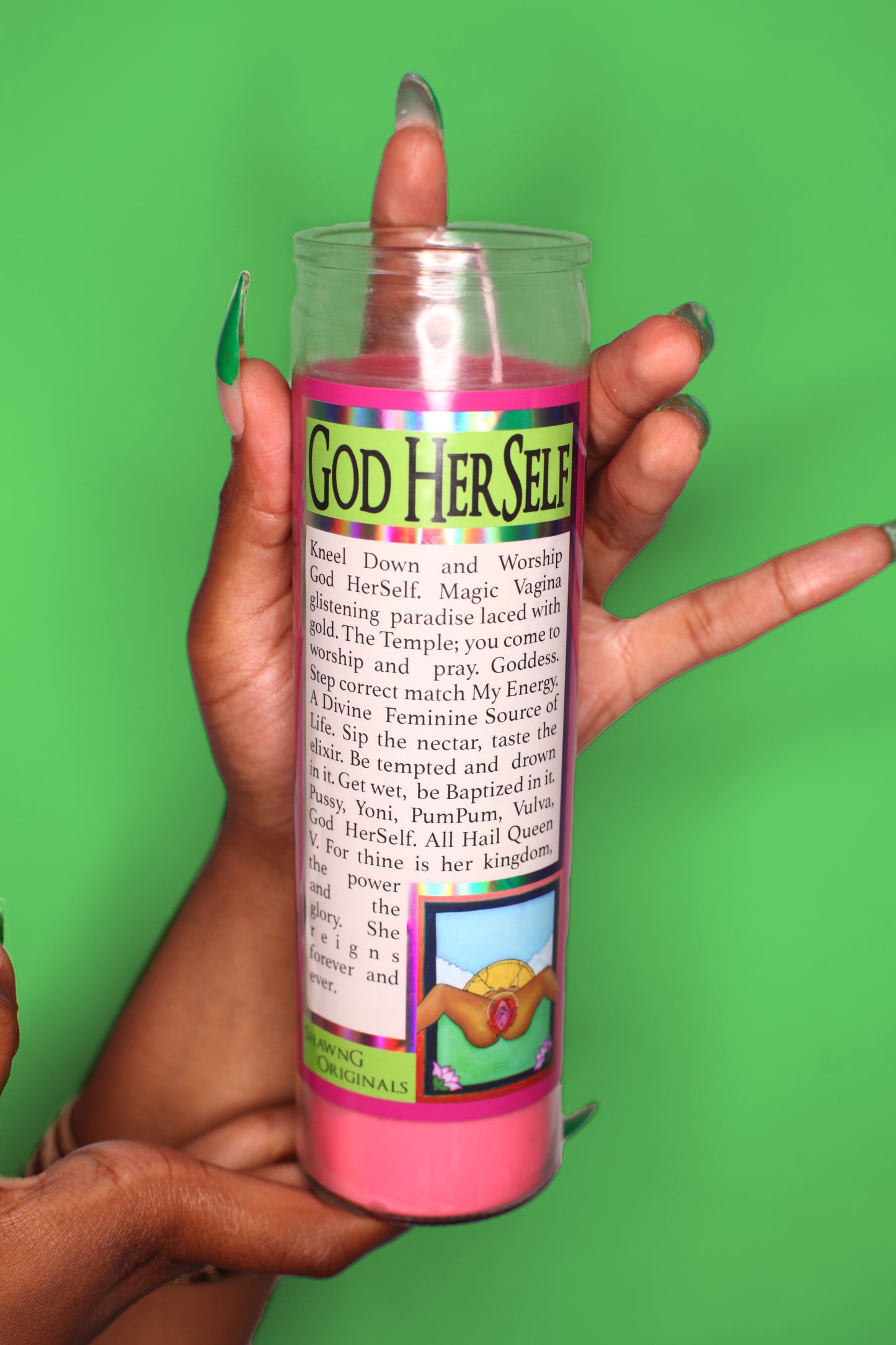 God Herself Prayer Candle