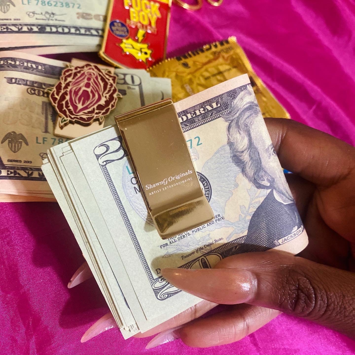 GodHerself Money Clip