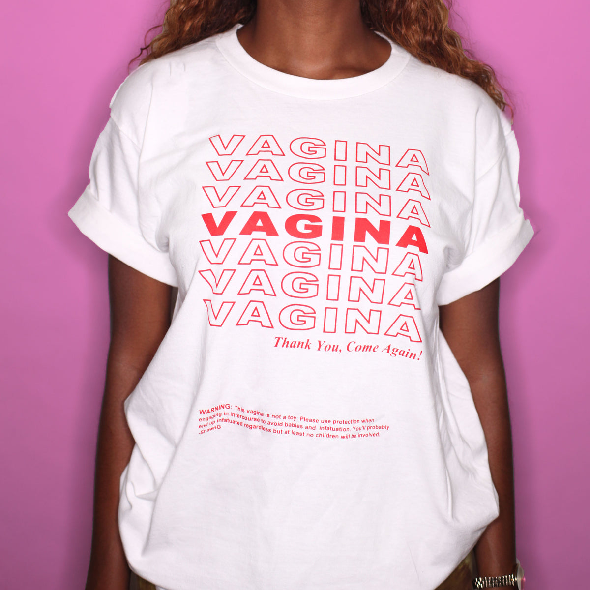 jeg er træt Sport diskret Vagina Logo TShirt (Unisex) | ShawnG Originals