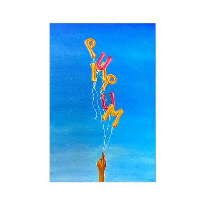 PumPum Balloon Fine Art Print